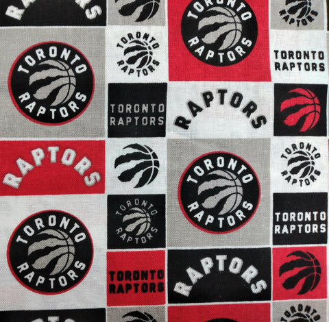 Toronto Raptors by Camelot Fabrics 1/2yd Cuts