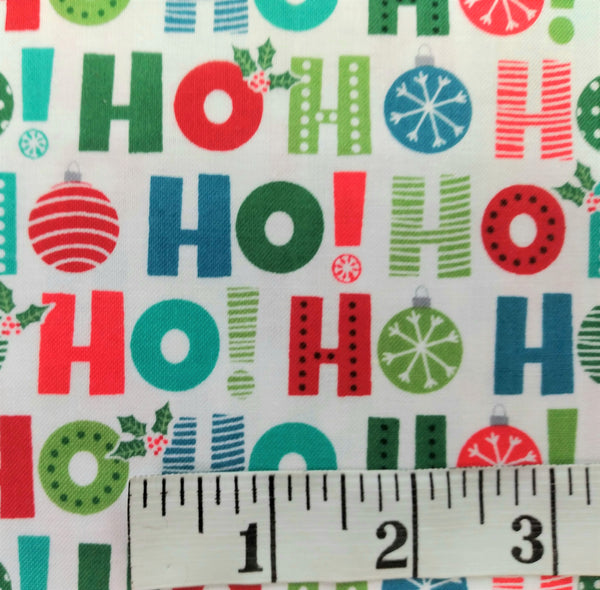 Santa Paws - Ho Ho Ho by Northcott Fabrics 1/2yd Cuts