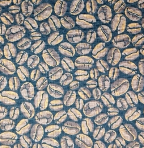 Cafe Culture - Coffee Beans by Northcott 1/2yd Cuts