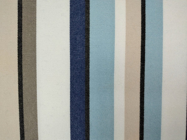 Tempotest Outdoor Fabric 120" Wide Stripes Surfside