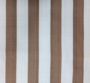 Classic Stripe Brown/White