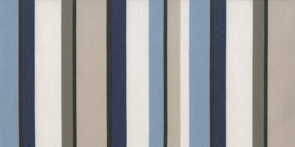 Tempotest Outdoor Fabric 120" Wide Stripes Surfside