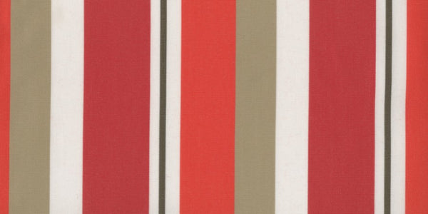 Tempotest Outdoor Fabric 120" Wide Stripes Sunset -  Sold in Half Yard Increments