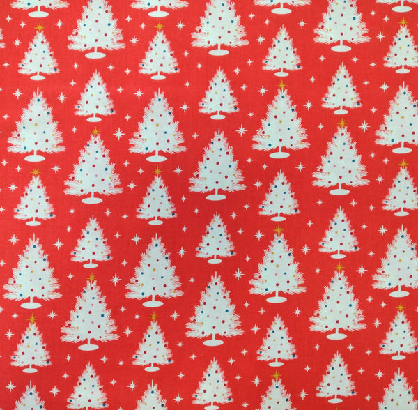 Peppermint - Trees by Figo Fabrics 1/2yd Cuts