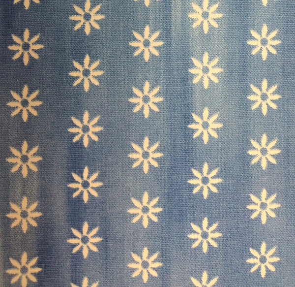 Dixie Daisy in Blue by Kingsway Fabrics