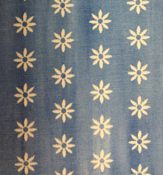 Dixie Daisy in Blue by Kingsway Fabrics