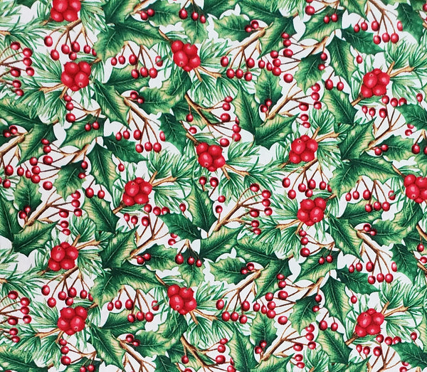 Hometown Holiday - Cream Multi by Henry Glass & Co 1/2yd Cuts