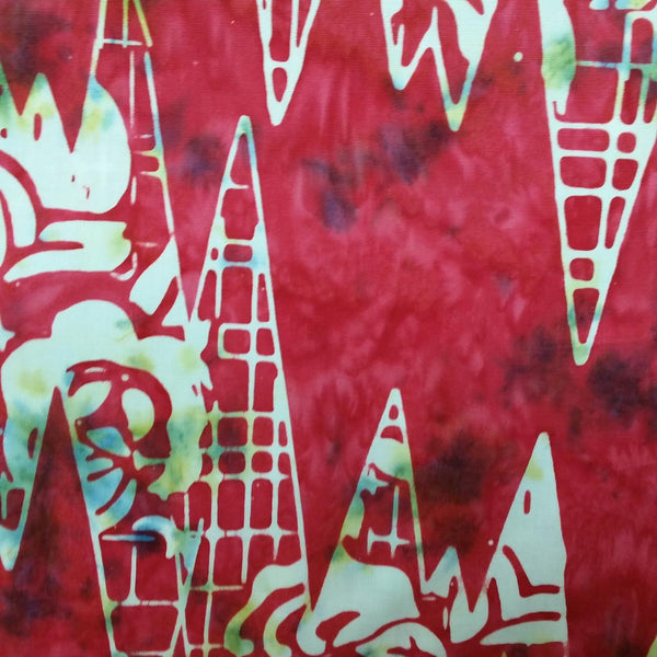 Batik Tie Dye - Red by Northcott1/2yd Cuts